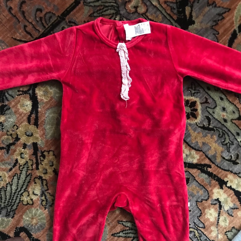Jacadi Baby Velvet Romper 18m